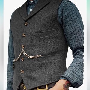 Ceehuerty Wool Men’s Vest Size 3X